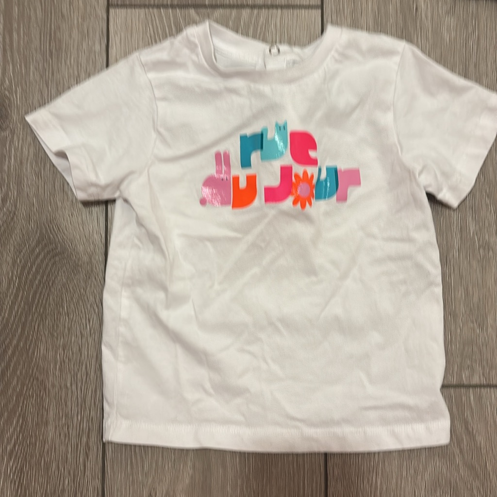 Jacadi Kids White Tee 3a Jacadi Kids White Tee 3a